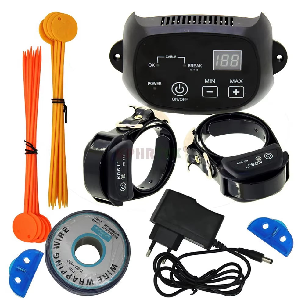 For 2 Dogs Complete Static Electric Dog Electric Dog Fence for Inground Fence